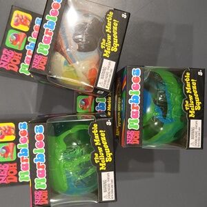 (3) NeeDoh Squishies MARBLEEZ The Mellow Marble Squeeze